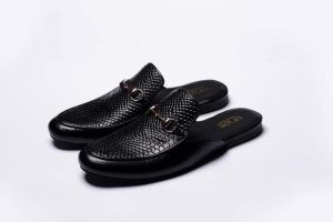 Men's Clogs & Mules Full-grain Leather Leather Comfortable Slip Resistant Loafer Black