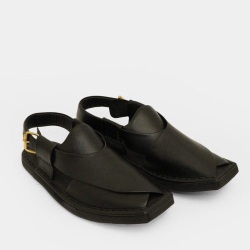 Black Kaptaan Chappal