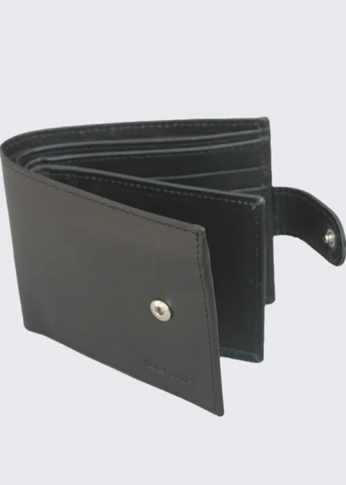 Men's Leather Tabbed Bifold Wallet